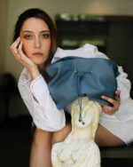 the essential pouch teale blue – Image 6